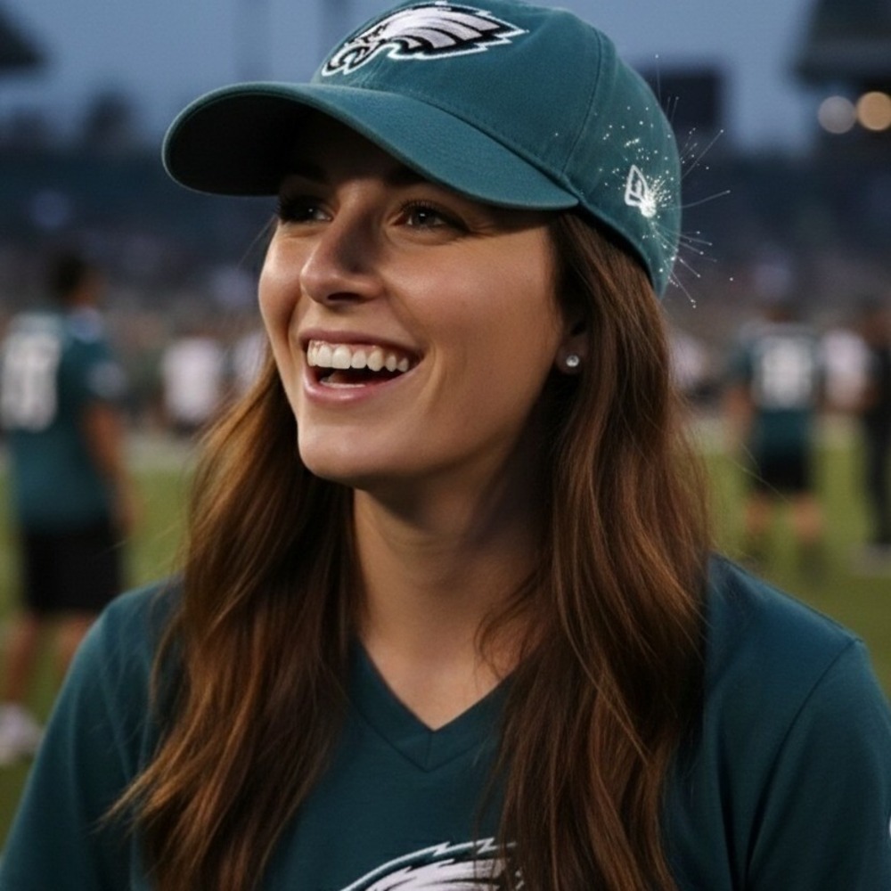 Philadelphia Eagles Lightwear Hat Baseball Cap Light Up Logo Adjustable‎ NFL